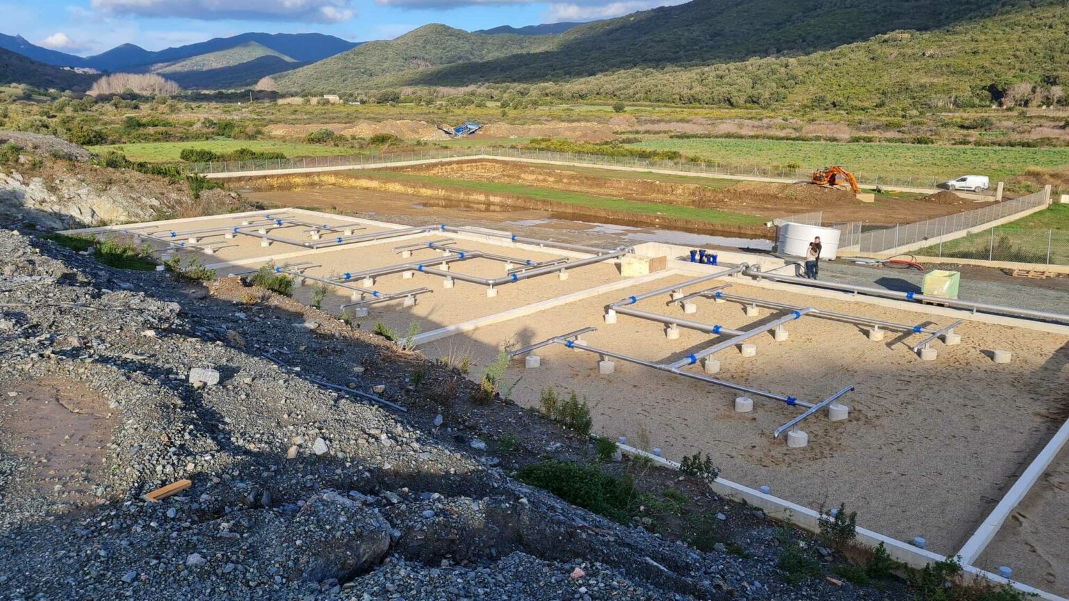 Chantier - station d'épuration - INGENIUM